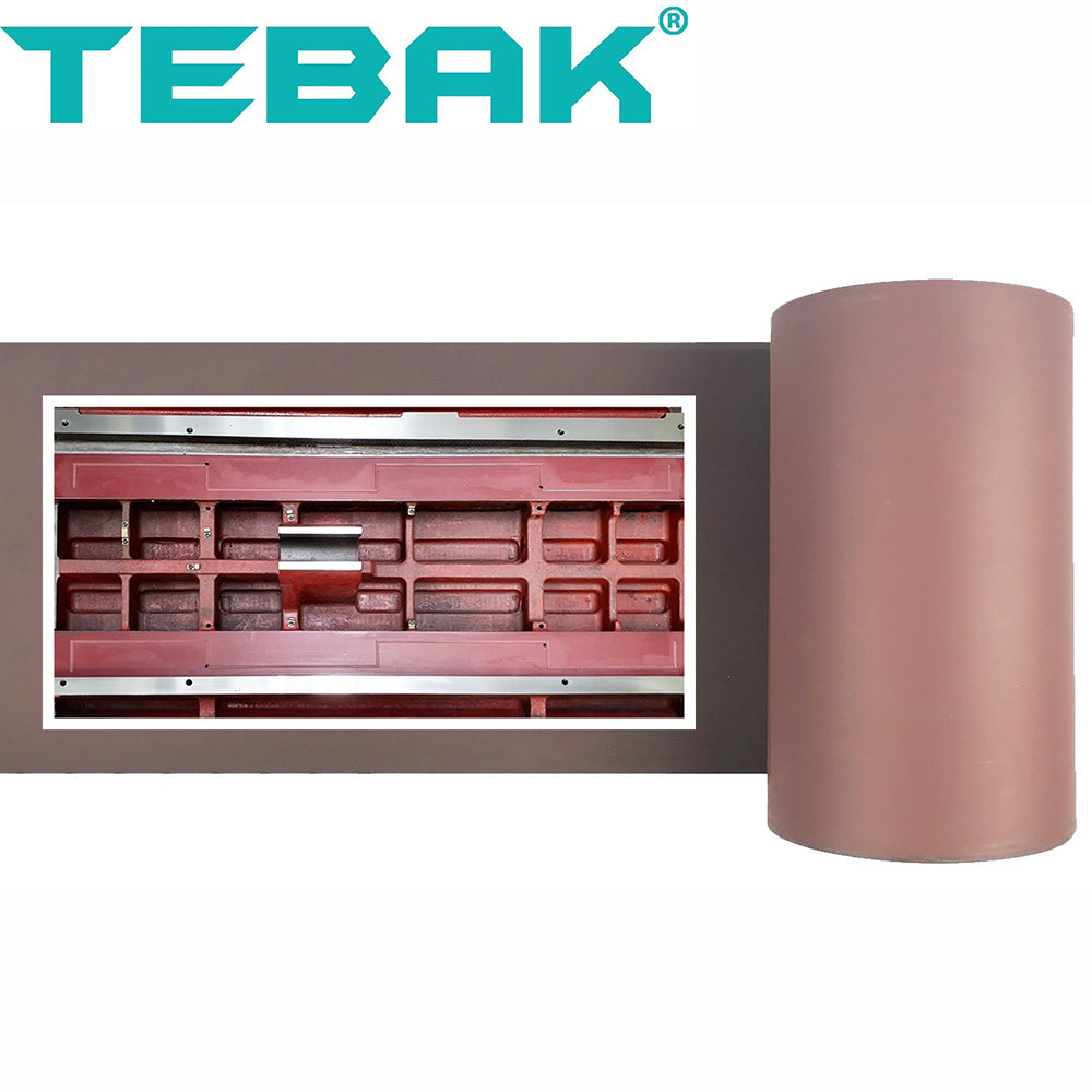 TEBAK Red color Turcite b width 300mm thickniess 0.8mm 1.2mm 1.5mm 2.0mm 2.5mm 3.0mm 1/8 1/16 1/24 1/32 inch CNC parts turcite slydway PTFE turcite b