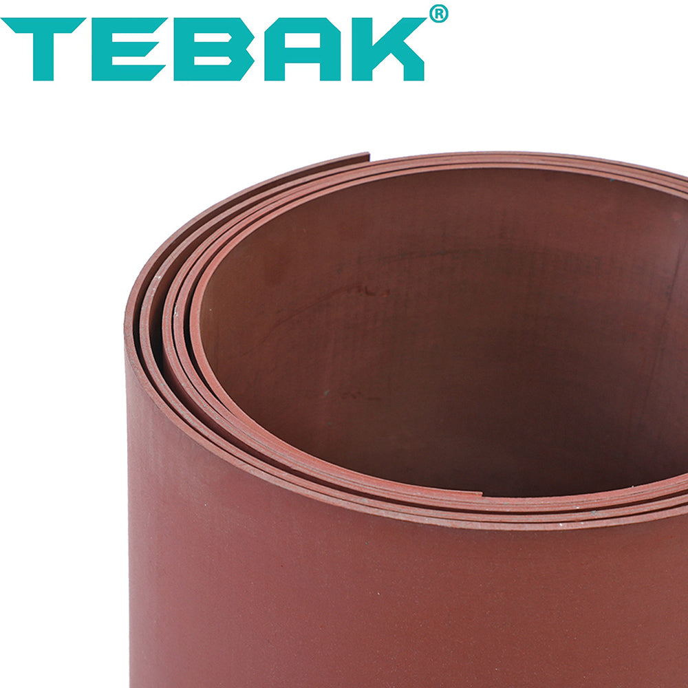 TEBAK Red color Turcite b width 300mm thickniess 0.8mm 1.2mm 1.5mm 2.0mm 2.5mm 3.0mm 1/8 1/16 1/24 1/32 inch CNC parts turcite slydway PTFE turcite b