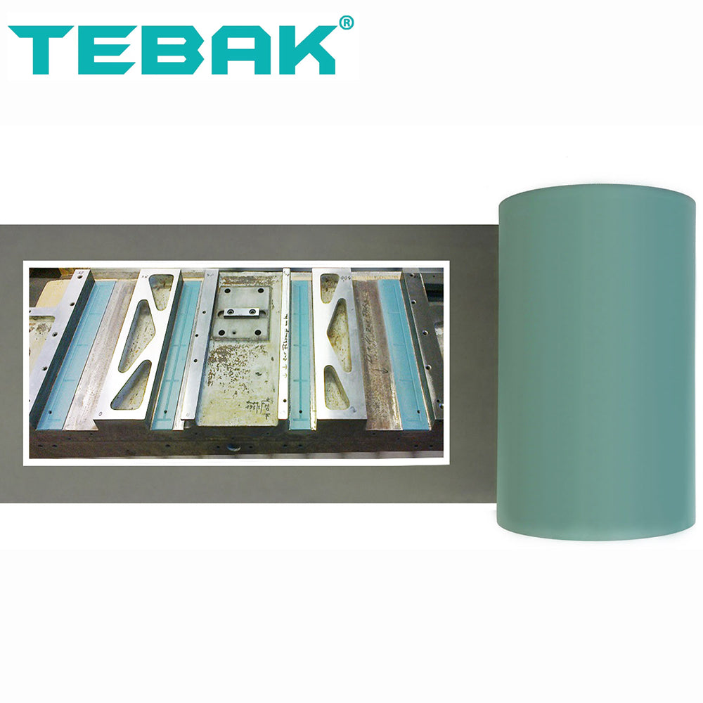 TEBAK Blue color Turcite b Imported material width 50mm100mm 200mm 300mm thickniess 0.8mm 1.0mm 1.2mm 1.5mm 2.0mm 2.5mm 3.0mm 1/8 1/16 1/24 1/32 inch blue color turcite slydway PTFE turcite b