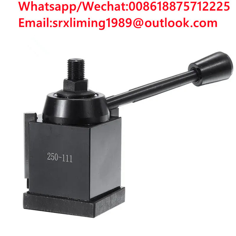 TEBAK AXA Size DMC-250-111 Wedge Type Tool Post 12 Inch Swing CNC Quick Change Lathe Tools Post Holder Tool Holder