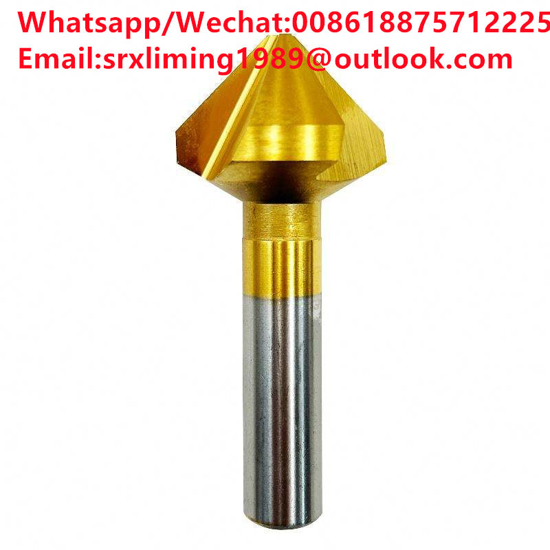 TEBAK Factory High Quality 90 Degree HSS TIN Coated 6.3mm Chamfer Cutter