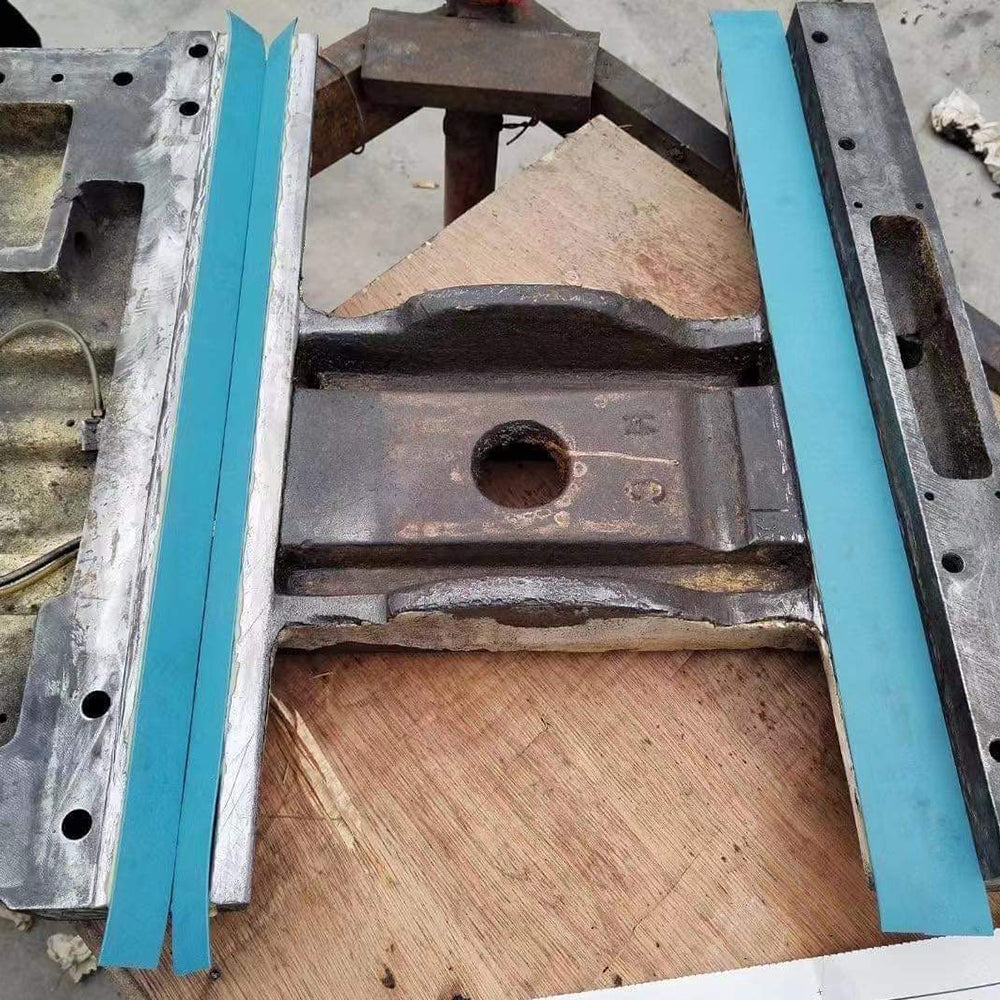 TEBAK Blue color Turcite b Imported material width 50mm100mm 200mm 300mm thickniess 0.8mm 1.0mm 1.2mm 1.5mm 2.0mm 2.5mm 3.0mm 1/8 1/16 1/24 1/32 inch blue color turcite slydway PTFE turcite b