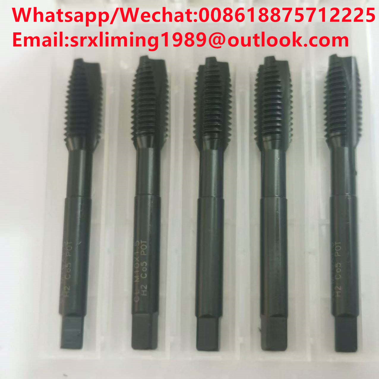 TEBAK HSS Steel Die Type Tin Coated Tap Drill Set M3-M12 for Metric Tap Machine-Machine Screw Thread Cutting