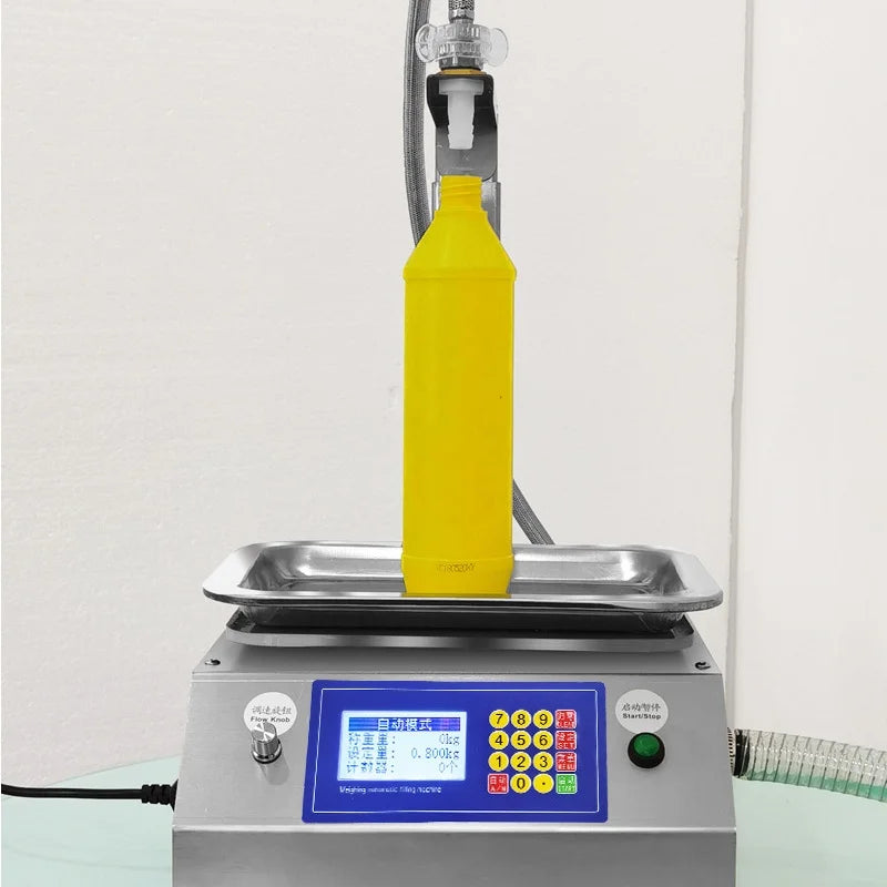 CSY-L17 High Quality Semi Automatic Weighing Paste Honey Gear Pump Filling Machine Piston Shampoo Cosmetic Cream Small Bottle