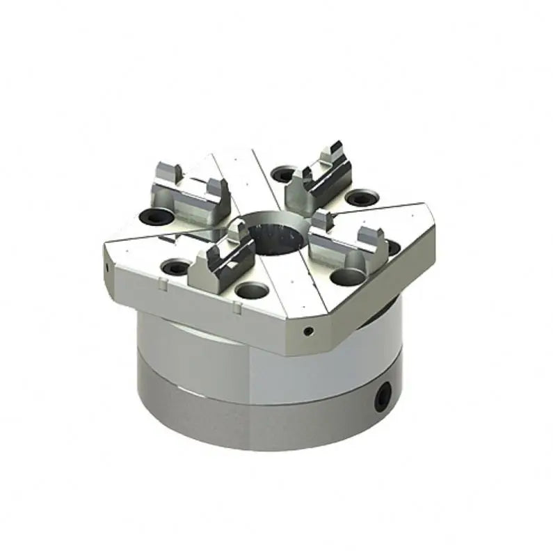 TEBAK HPEDM High Performance Pneumatic Collet Chuck Die Steel square 4 Jaw Single Head Pneumatic Chuck for Pipe Clamp Machine