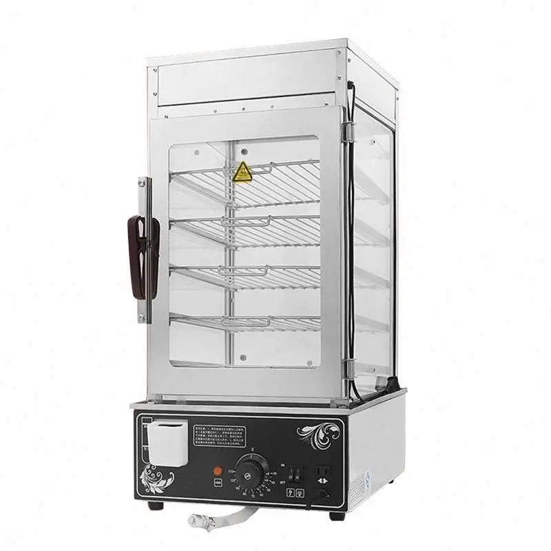 Commercial Heavy Duty Stuffed Bun Food Display Steamer China Food Warmer, Dumpling Steamer Warmer for Sale