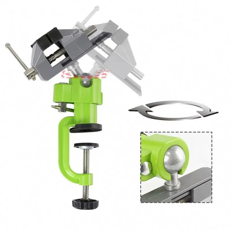 TEBAK 360 Degree Rotation Micro DIY Tools Mini Universal Table Vice Small Table Vice 360 Degree Rotation Micro Vice