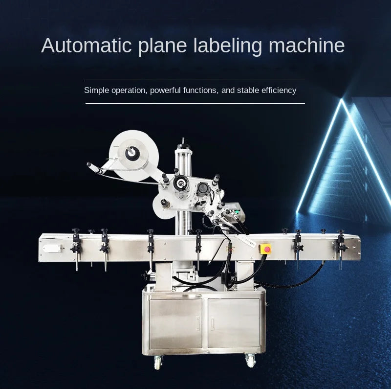 TEBAK SY-300 Fully Automatic Plastic Paper Pouch Sticker Labeling Machine New Automatic Corner Labeling Machine