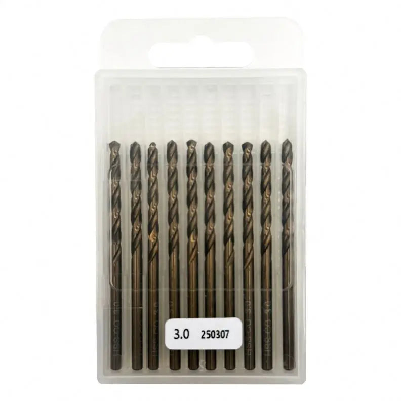 TEBAK Factory Wholesale Titanium Coted 4.2 mm Cobalt 5% Drilling Bits Hss Drill Bit Twisted Drill Bits