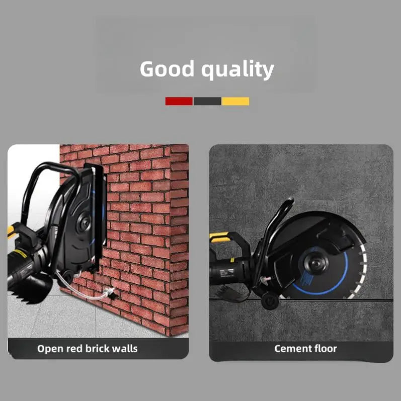 TEBAK Cutting Concrete Wall Saw Machine 3200W 400mm Handheld Electric Power Diamond Circular Saw
