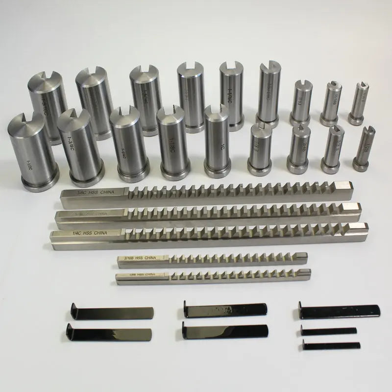 TEBAK Factory Customized Broaching Rectangular High Keyway Spline Broaching Set