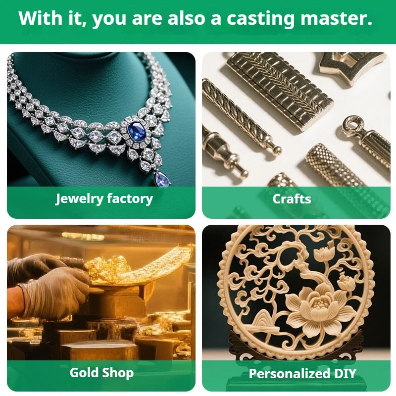 TEBAK Wholesale Jewelry Casting Vacuum Injection Machine Jewelry Wax Mold Making Tool Digital Display Vacuum Injector Machine