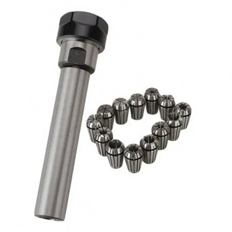 Milling Machine Tool Straight Shank C16 ER16M Mechanical Part Mini Nut Straight Shank Collet Chuck