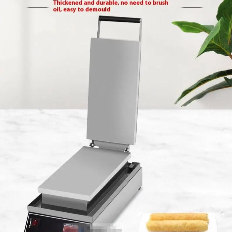 Commercial Egg Roll Roller Machine Automatic Snack Egg Roll Maker Machine / Electric Egg Roll Making Machine