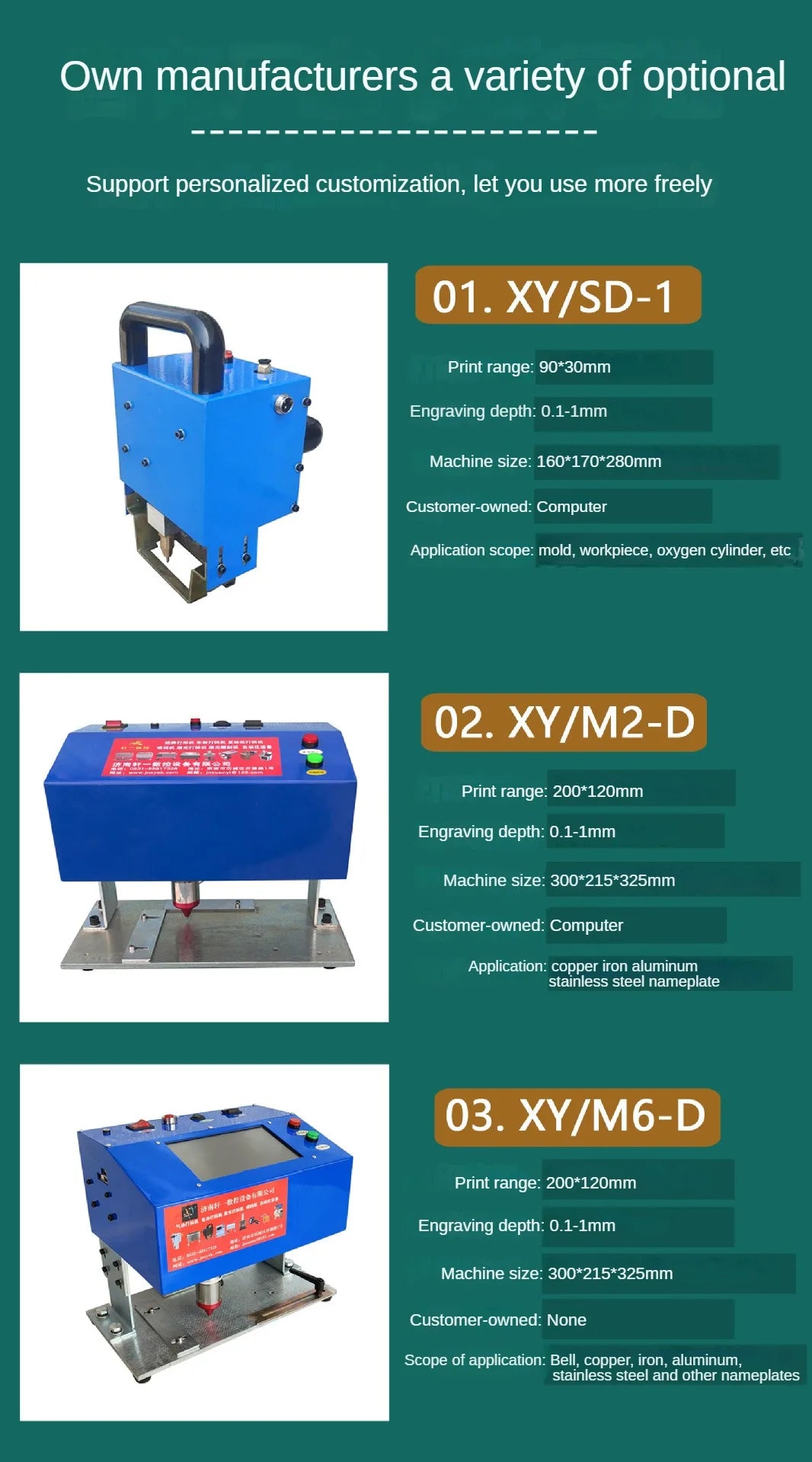 TEBAK One-handed Portable Pneumatic Marking Machine Dot Peen Metal Chassis Engraving Machine for VIN Number