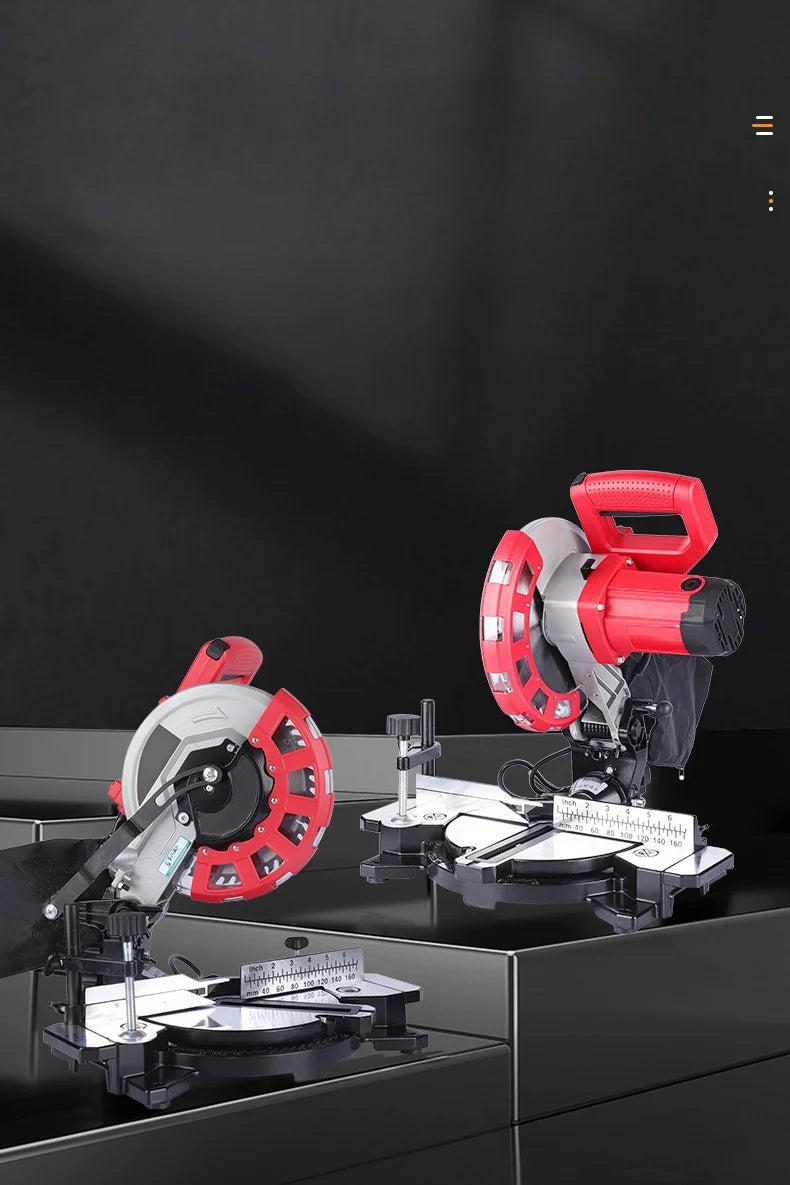 TEBAK Wood Carpentry Tools Mitre Saw Woodworking 210mm Miter Saw 1400W 4900RPM Circular Saw Aluminum Cutting Machine Power Tools