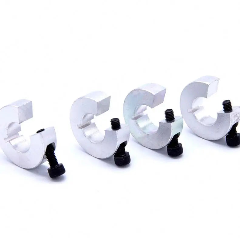 TEBAK D-29 Aluminum Open Type Optical Axis Clamping Ring Clamp Shaft Sleeve Fixing Ring SCS SBR Linear Rail Stop Collars