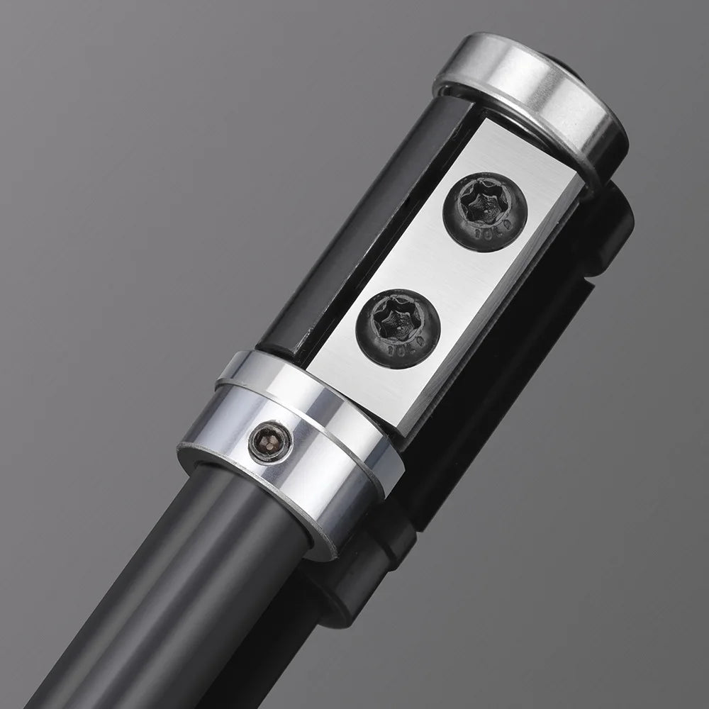 TEBAK Disposable Trimming Knife 1/2 Handle Detachable Side and Face Milling Spiral Wood Shaper Cutter Head for Woodworking