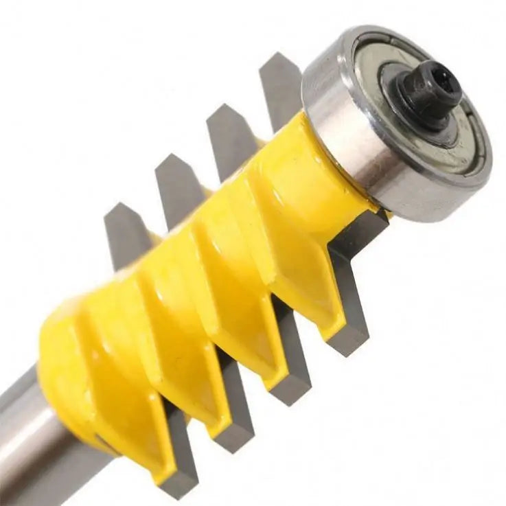 Woodworking Finger Joint Glue Milling Cutter Raised Panel V Joint Router Bits for Wood Tenon Woodwork Cone Tenoning Bit