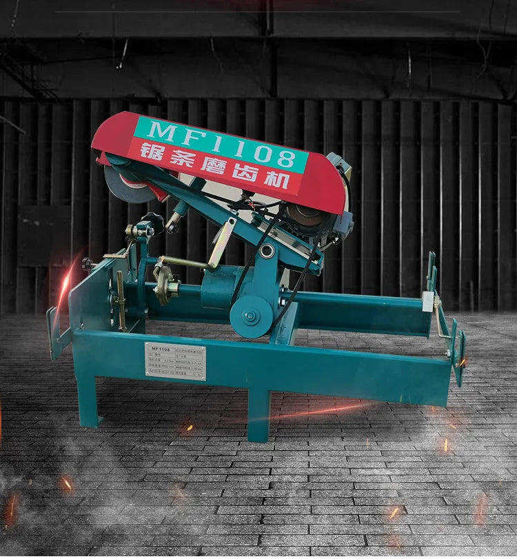 A TEBAK XJ-14 Automatic Woodworking Wood Saw Blade Sharpener Grinding Machine