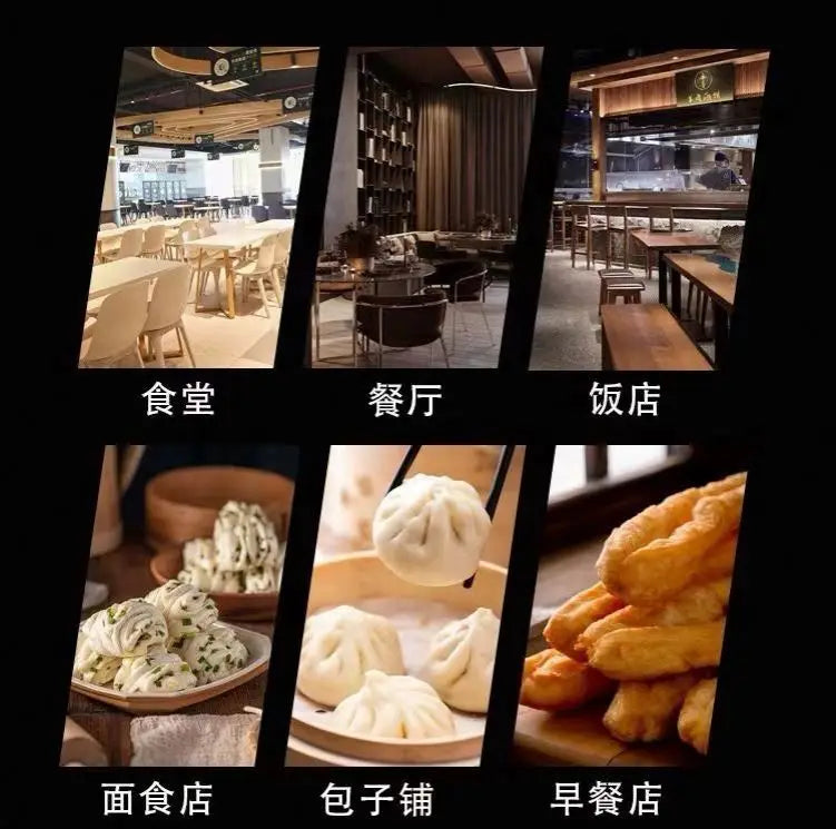 TEBAK High Speed Pasta Press Automatic Pasta Skin Bun Machine Commercial Low Noise Stainless Steel Kneading Machine