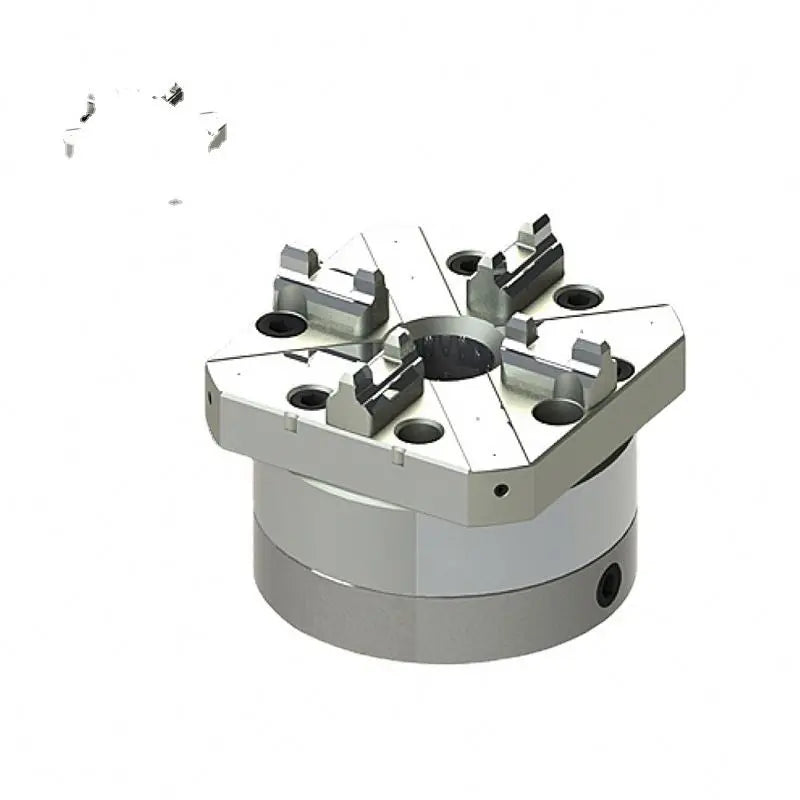 TEBAK HPEDM High Performance Pneumatic Collet Chuck Die Steel square 4 Jaw Single Head Pneumatic Chuck for Pipe Clamp Machine