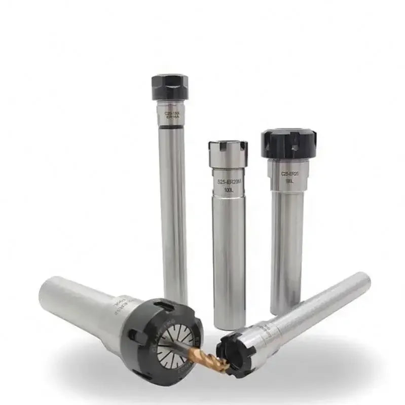 C-8-10-12-16-20-25-mm ER-8-11-16-20-A Straight Shank Extension Mini Collet Chuck Holder CNC Milling Lengthen Tool Extension Rod