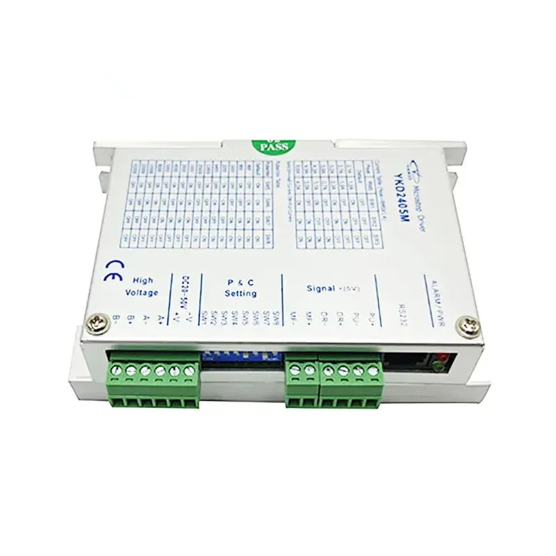 TEBAK YKD2405M Origin32 Bit DSP Digital Stepper Driver 2 Phase Step Drive DC20-50V 4.0A Driver for 42-86mm Flange Stepper Motor