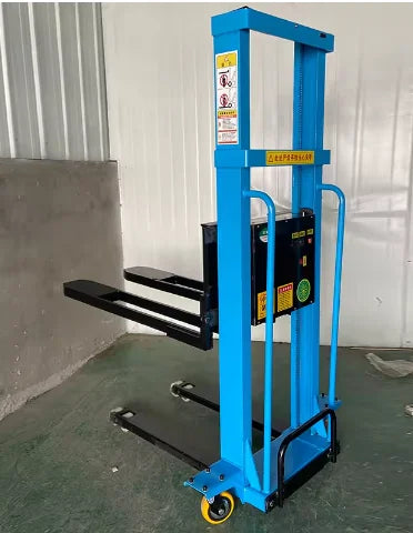 Unloading Truck Mounted Forklift Electric Stacker Hydraulic Handling Truck Small Mobile Elevator Manual Forklift