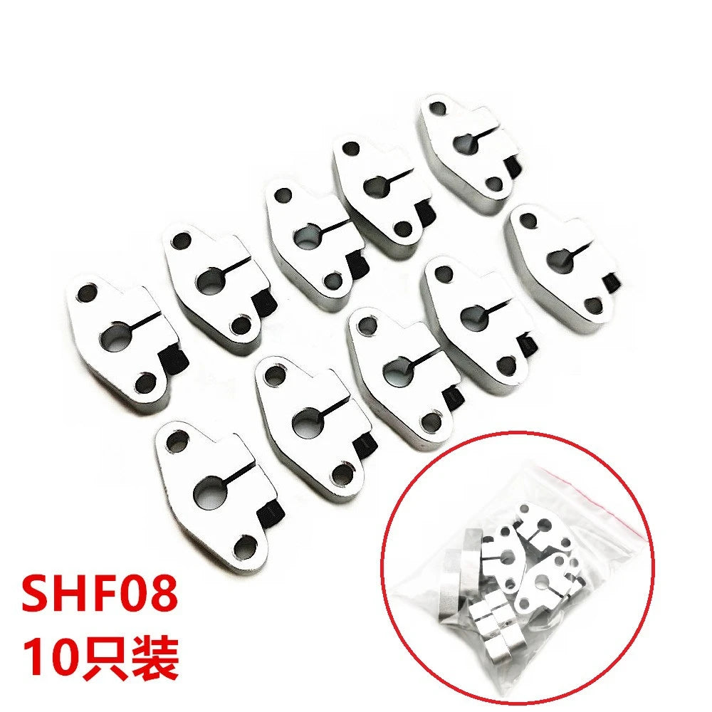 D-20 CNC Router 3d Printer Parts Slide Unit Aluminum Linear Motion Clamping Rod Rail Guide Support SHF8 for 8mm Diameter Shaft