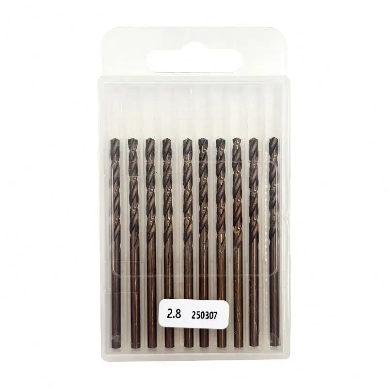 TEBAK Factory Wholesale Titanium Coted 4.2 mm Cobalt 5% Drilling Bits Hss Drill Bit Twisted Drill Bits