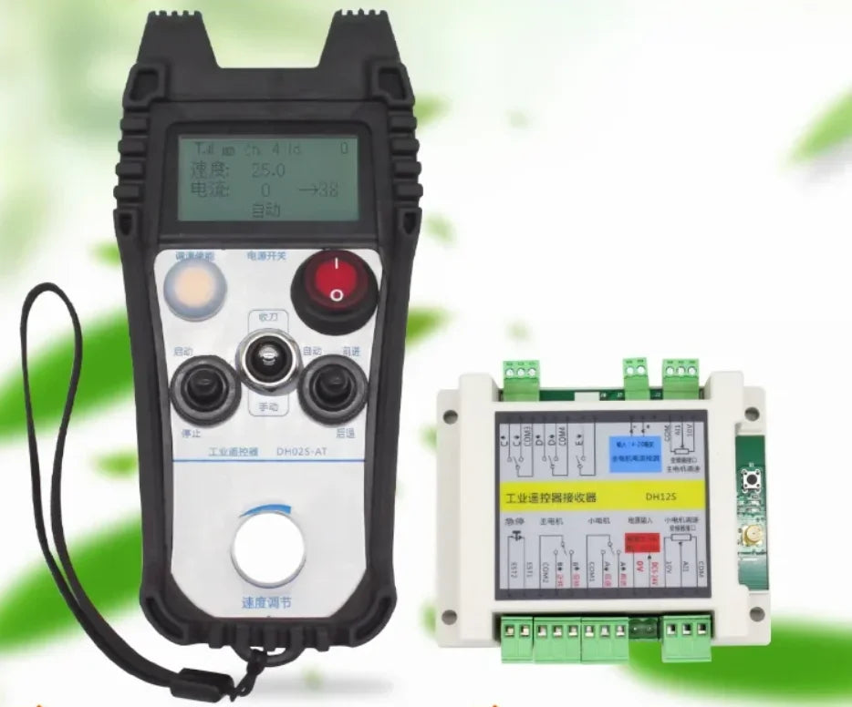 TEBAK Safety Industrial Radio Wireless Remote Controller for Carne Cutters with Receiver Electric Hoist Tower Crane Cyclmotion