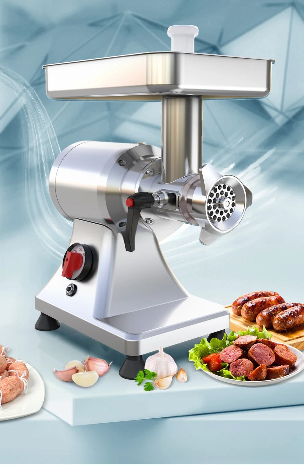 Wholesale Electric Industrial Meat Mincer Mince Meat Machine Sausage Stuffer Maker Grinder Meat Cutting Machine