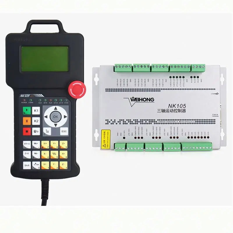 TEBAK 3-axis 4-axis Controller NK105 G2 G3 Handle DSP Controller Original Engraving Machine Motion Control System