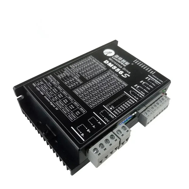 TEBAK CNC Spare Tools 2Phase Stepper Motor Driver DM556S Power Supply Voltage 20-50VDC Current 4.2A 5.6A Engraving Machine