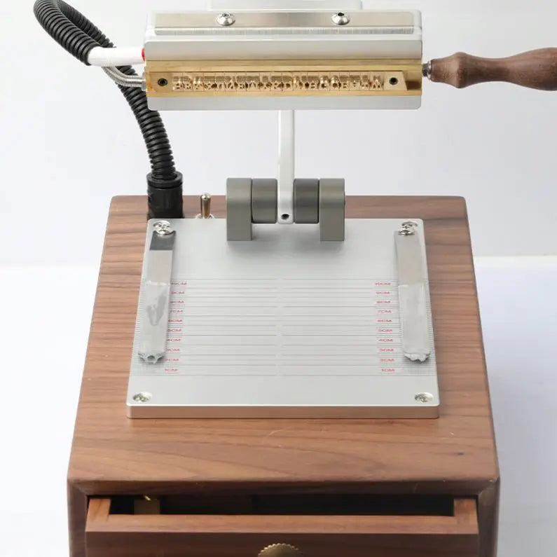 TEBAK Vintage Leatherman Stamping Machine Leather Hot Stamping Machine for Jeans Shoes