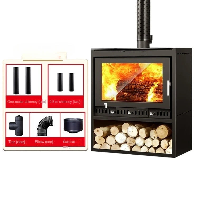 TEBAK Clean Wood Burning Metal Outdoor Fireplace Stoves Heater Easy Wood Burning Stove for Sale