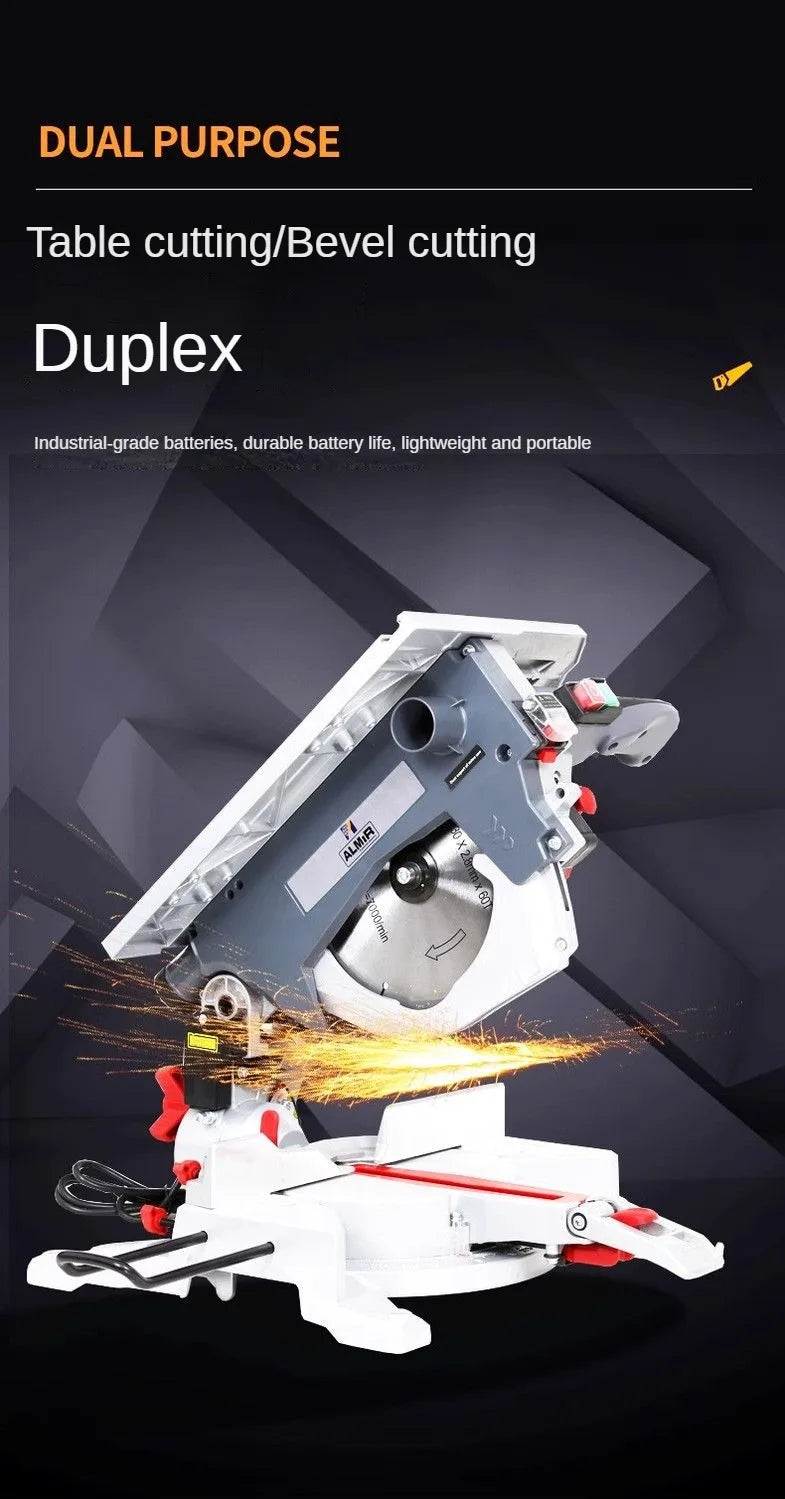 TEBAK Multifunctional Laser Positioning Wood Aluminum Metal Workbench Cutting Saw Machines