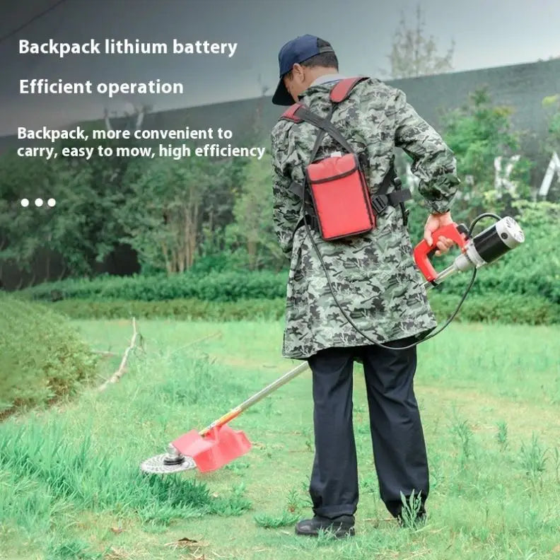 Cheap Backpack Cross-slung Gasoline 2-stroke Handheld Lawnmower Grass Cutting