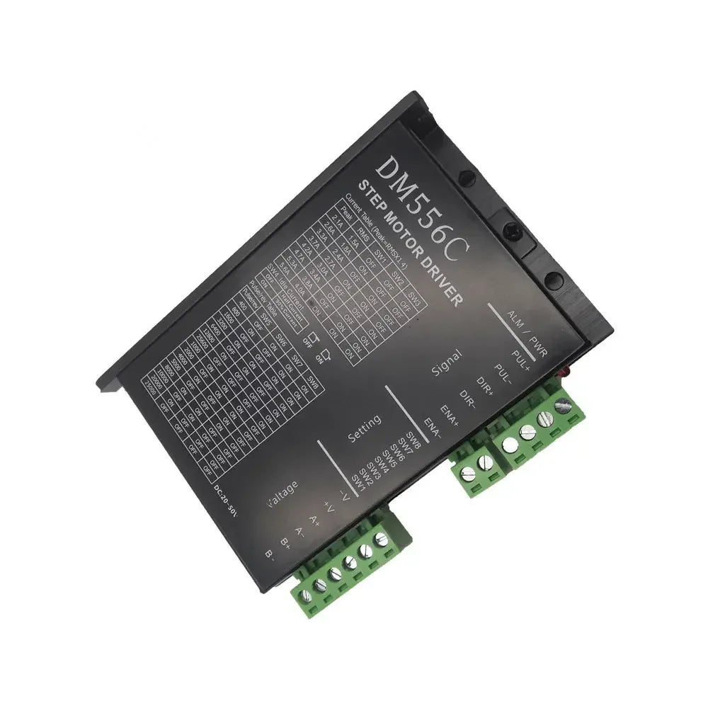 TEBAK CNC Accessories a Single Power Supply signal 5V-24V Universal 2-phase Digital Stepper Motor Driver DM556C DC20V-50V