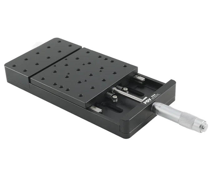 ANDUUK PT-SD105 Manual Translation Stage Stretching Platform X-axis Fine Adjustment Slide Stage One-Dimensional Displacement