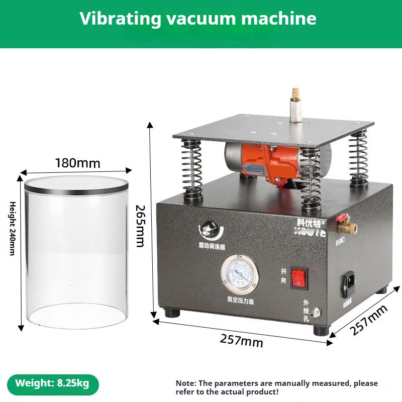 ANDUUK Multifunctional Gold Silver Jewelry Vacuum Casting Machine Gypsum Pumping Suction Rod Vibration Mold Industrial Equipment