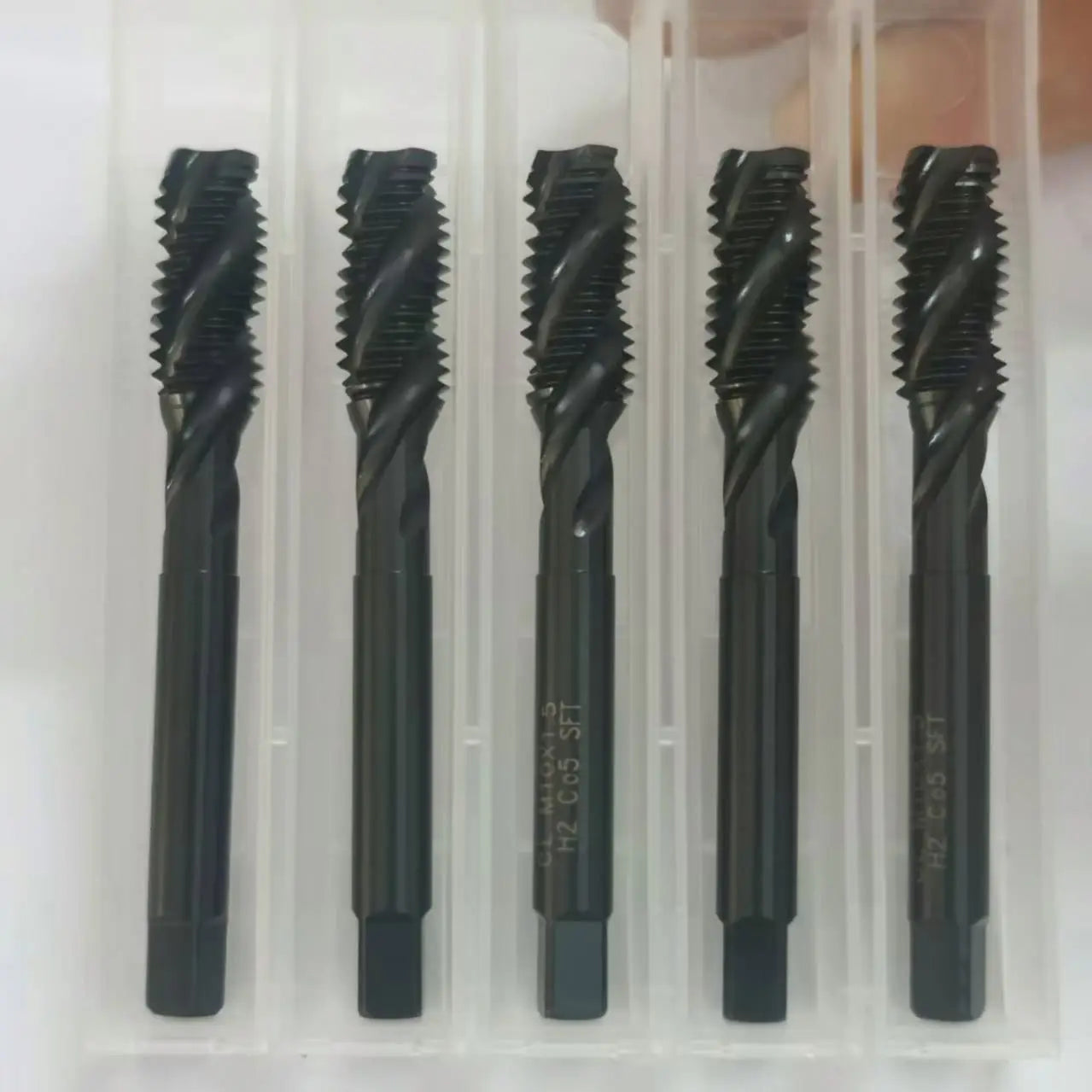 TEBAK HSS Steel Die Type Tin Coated Tap Drill Set M3-M12 for Metric Tap Machine-Machine Screw Thread Cutting