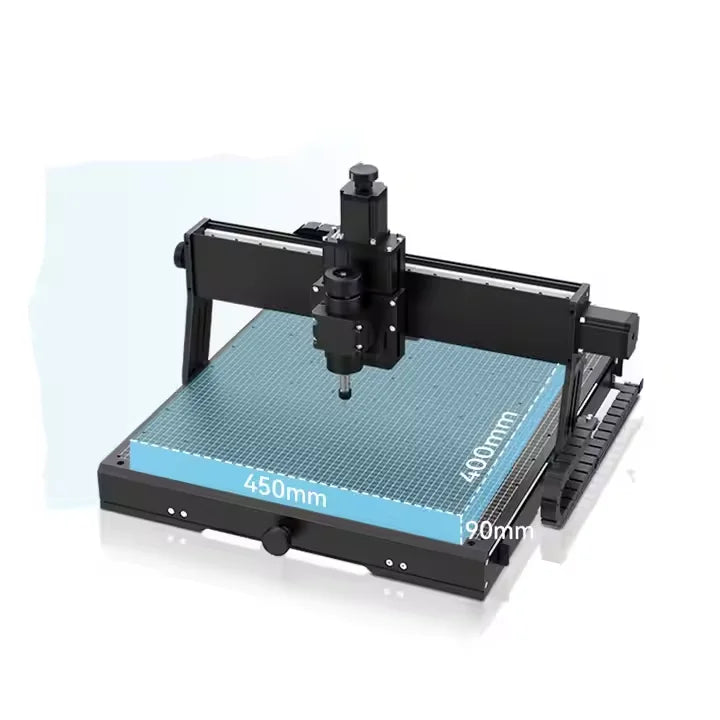 TEBAK Latest Upgrade GRBL Control 3 Axis CNC 4540Plus Wood Router CNC Milling Machine Cutting Machine for Metal Aluminum Copper