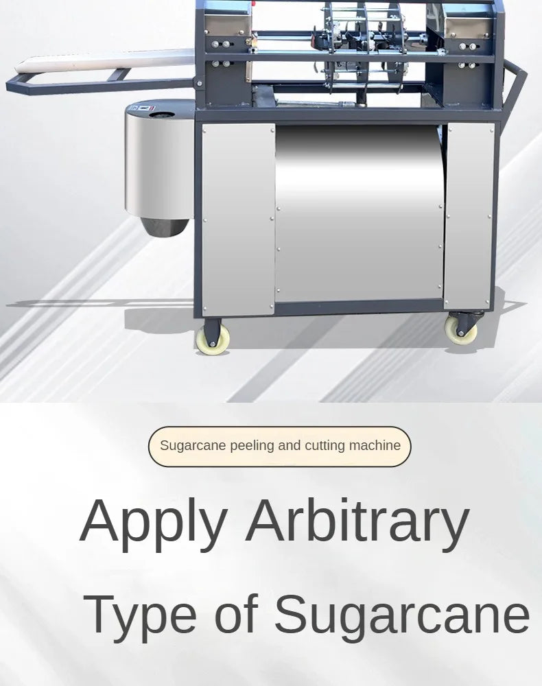 TEBAK New Design Commercial Stainless Sugarcane Machine for 30mm-58mm Diameter 500W Electric Sugar Cane Skin Peeler Machine