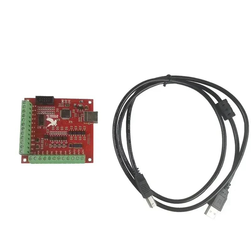 TEBAK CNC USB Breakout Board MACH3 4 Axis Interface Driver Motion Controller Driver Board 100Khz Cyclmotion