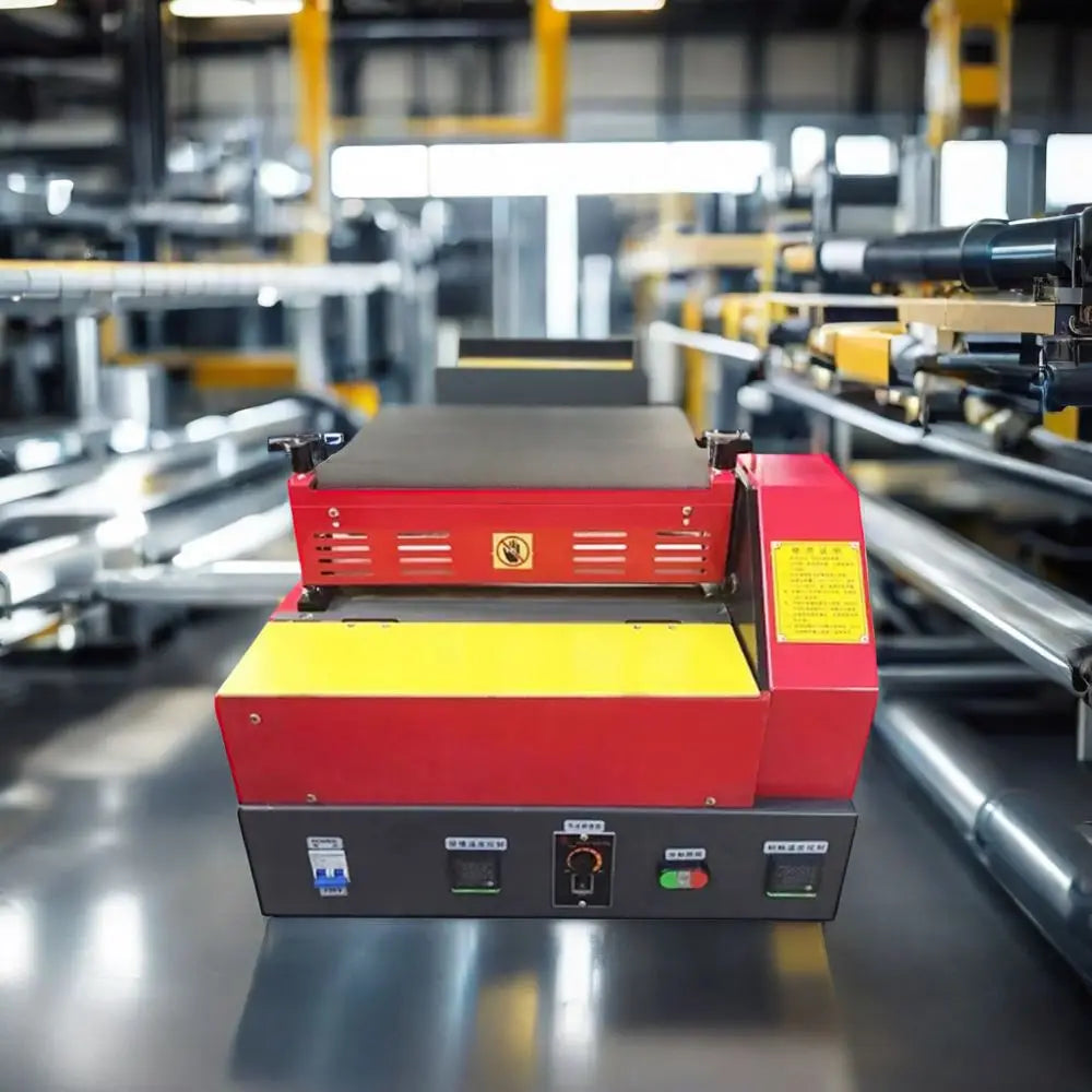 TEBAK Hot Melt Glue Roller Coater Coating Gluing Machine Paper Sanitary Products Box EVA Hot Melt Gluing Machine