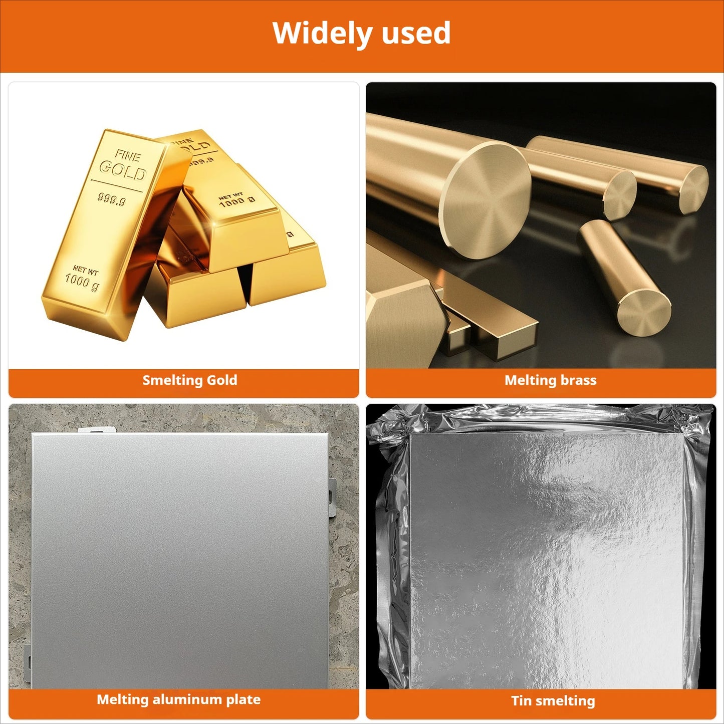 TEBAK Small Household Electric Furnace High-Temperature Resistant Graphite Gold Silver Copper Melting Alchemy Equipment