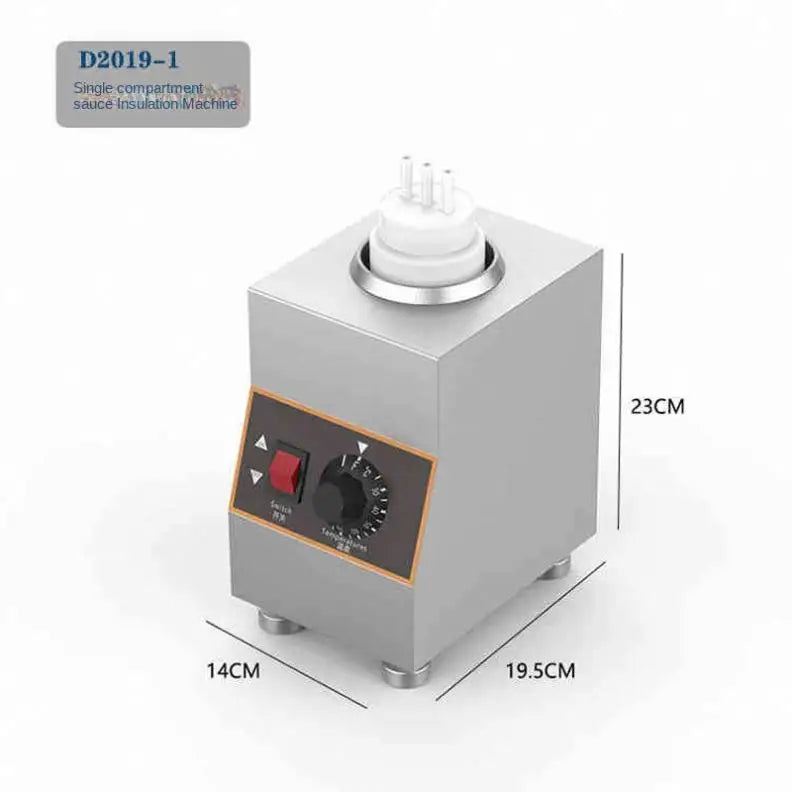 TEBAK Commercial Electric Sauce Bottle Warmer Processing Chocolate Cheese Butter Oyster Sauce Electric Hot Sauce Bottle Heater