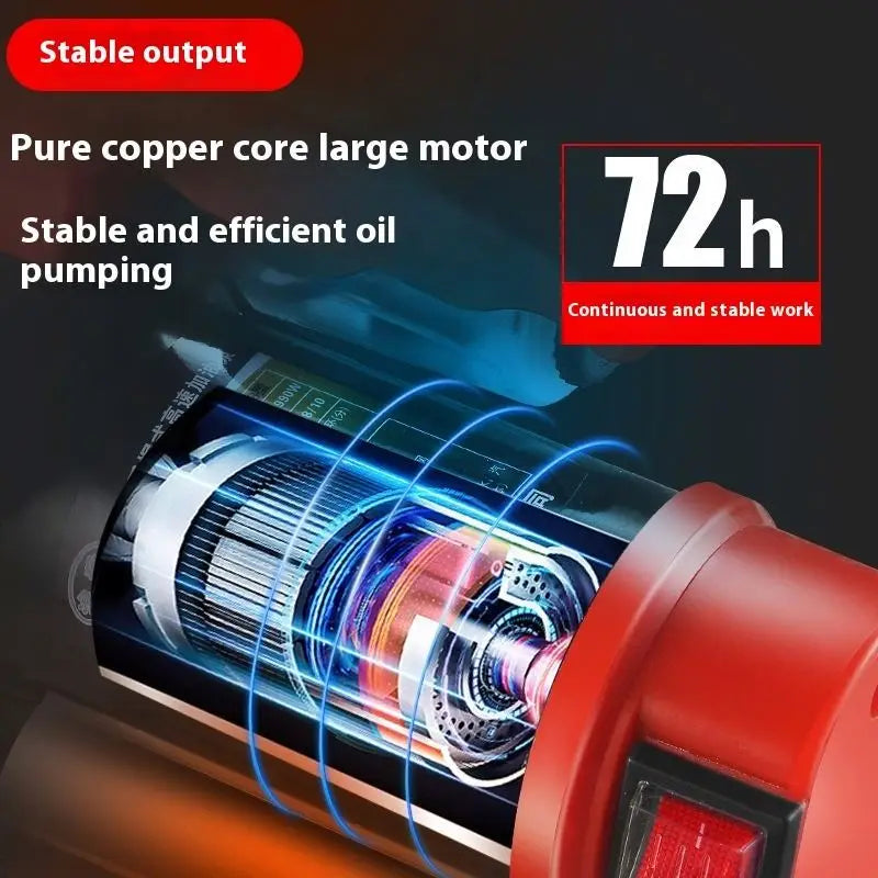 TEBAK Electric Fuel Transfer DC 12V/24V/AC 220V Car Fuel Pump Diesel Light Kerosene Electric Fuel Pump 12v Oil Transfer Pump